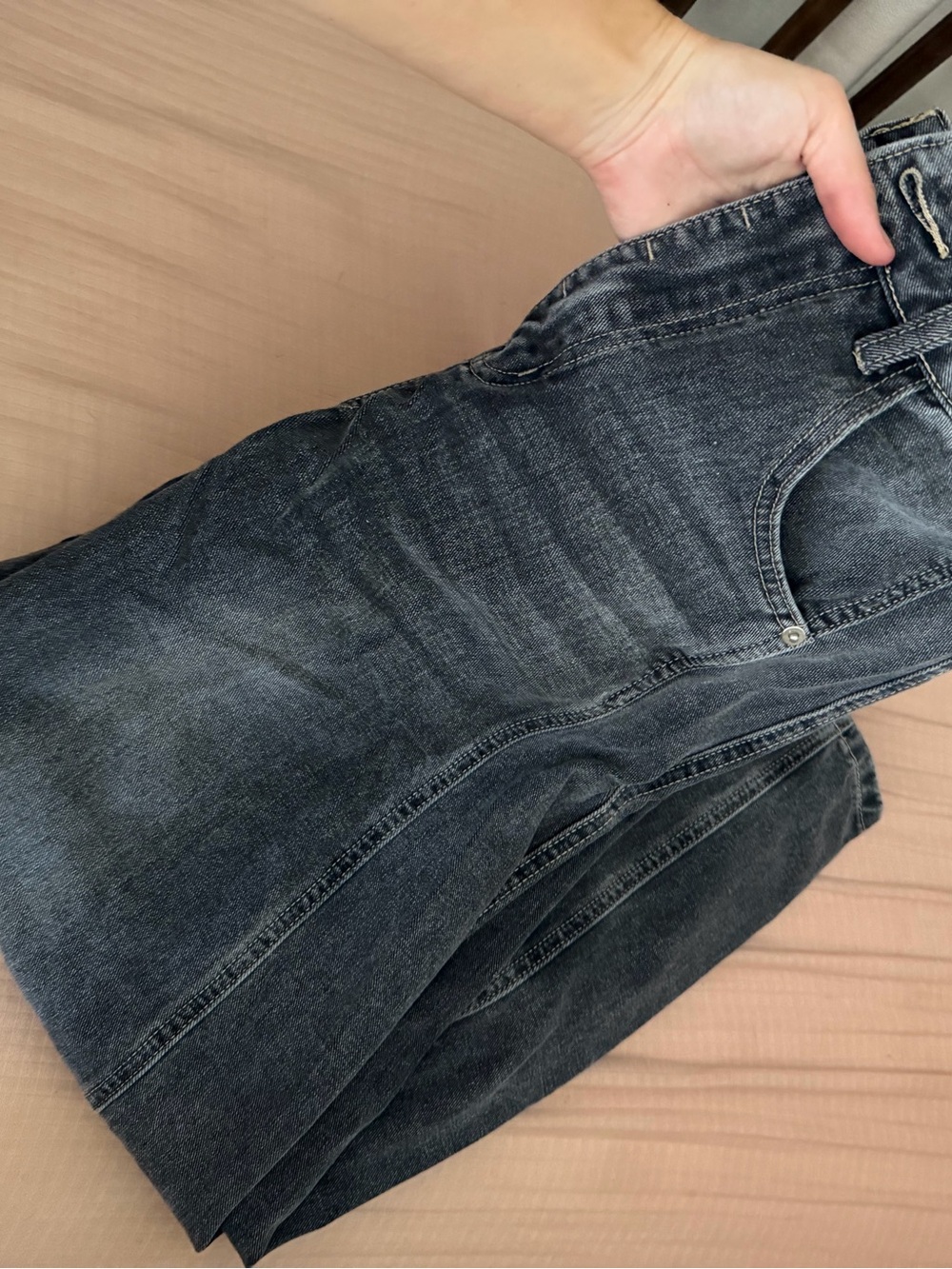 BLACK BARREL JEANS - Picture 7 of 14